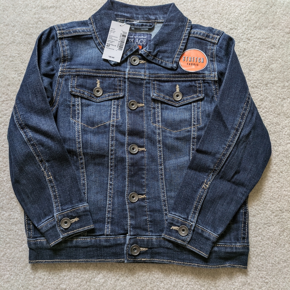The Children's Place Kids 4T Denim Jacket